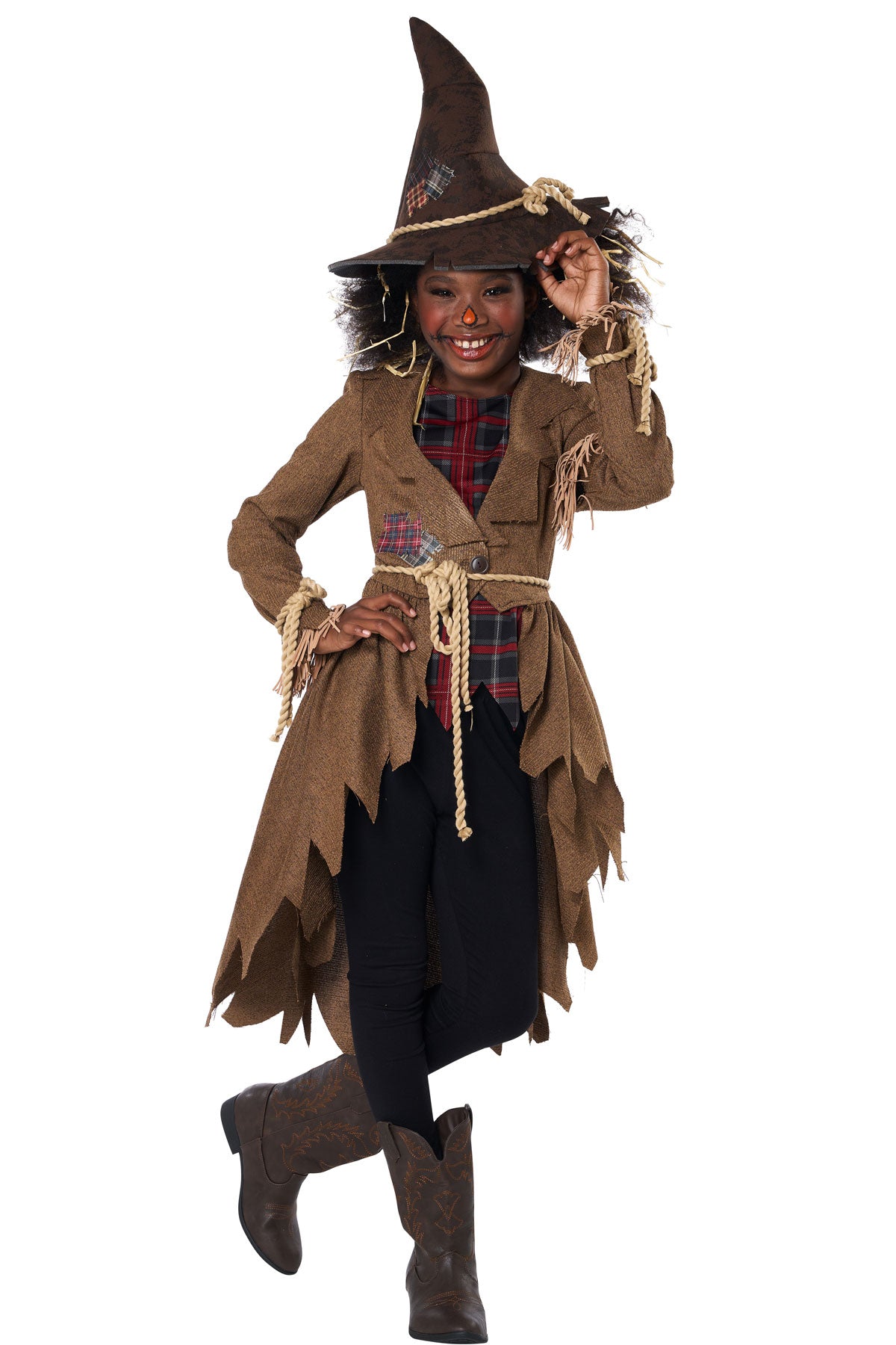 California Costumes Hay Grrl! - Scarecrow Kids Girls Halloween Costume