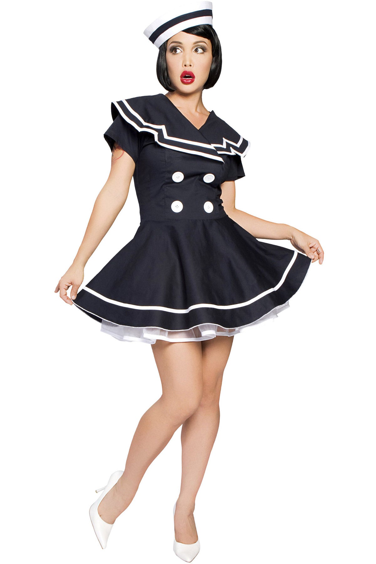 Pin-Up Captain Costume Roma 4094