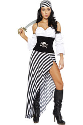 Roma Buccaneer Booty Hunter Maiety Pirate Lass Adult Women Halloween Costume