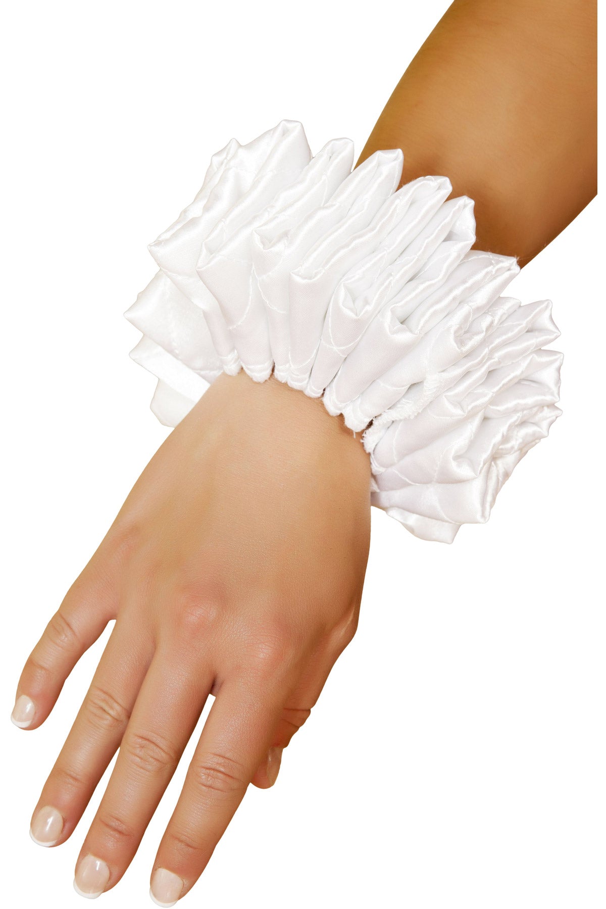 Ruffled Clown Circus Wrist Cuffs Costume Accessory Roma 4372