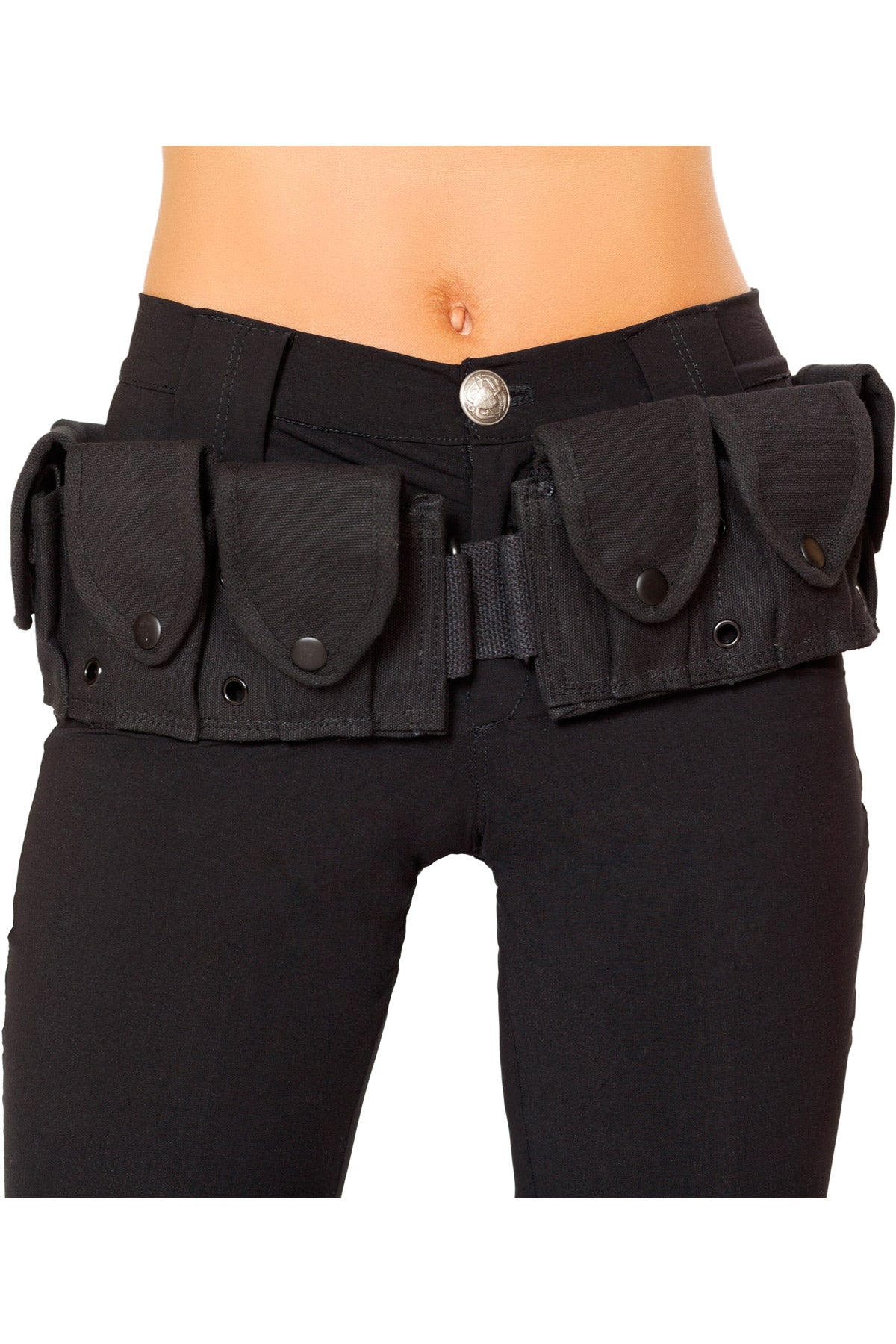 Police Officer Utility Belt w/ Pouches Costume Accessory Roma 4502