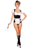 Mistress Apron Romper French Maid Costume Roma 4636