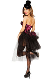 3pc Burlesque Girl Roma 4826