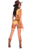 4Pc Wild & Sexy West Costume Roma 5012