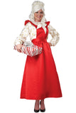 Mrs. Claus Pinafore Dress With Apron / Adult California Costume 5020/009