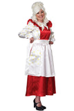 Mrs. Claus Pinafore Dress With Apron / Adult California Costume 5020/009