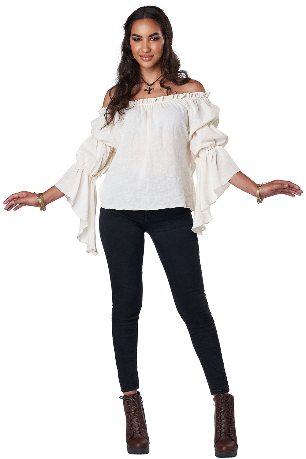 California Costumes Renaissance Peasant Blouse Adult Women Halloween Costume