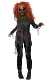 California Costumes Pumpkin Monster Scarecrow Adult Women Halloween Costume