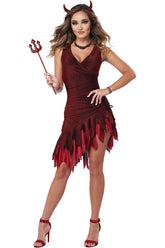 California Costumes Red-Hot & Sizzling Adult Women Halloween Costume