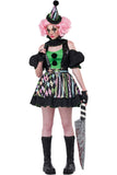 California Costumes Sweet But Psycho Clown Adult Women Halloween Costume