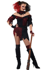 California Costumes She Who Laughs Last Clown Adult Women Halloween Costume