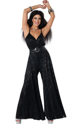 California Costumes Let'S Dance - Disco Jumpsuit Adult Women Halloween Costume