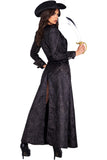 4Pc Captivating Pirate Costume Roma 5030