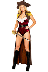 4Pc Pirate Buccaneer Beauty Roma 5089