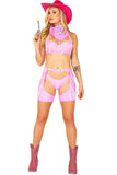 4Pc Pretty Pink Cowgirl Roma  5106