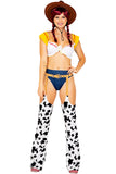 Roma 3pc Playful Cowgirl Western Adult Women Halloween Costume