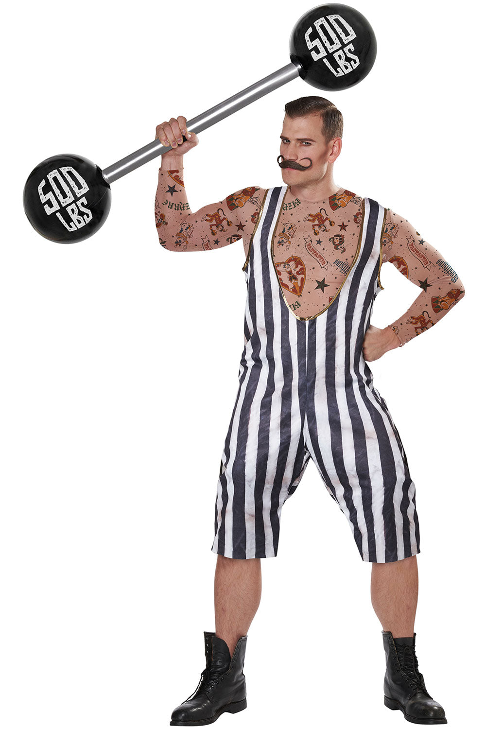 California Costumes Vintage Circus Strongman Clown Adult Men Halloween Costume