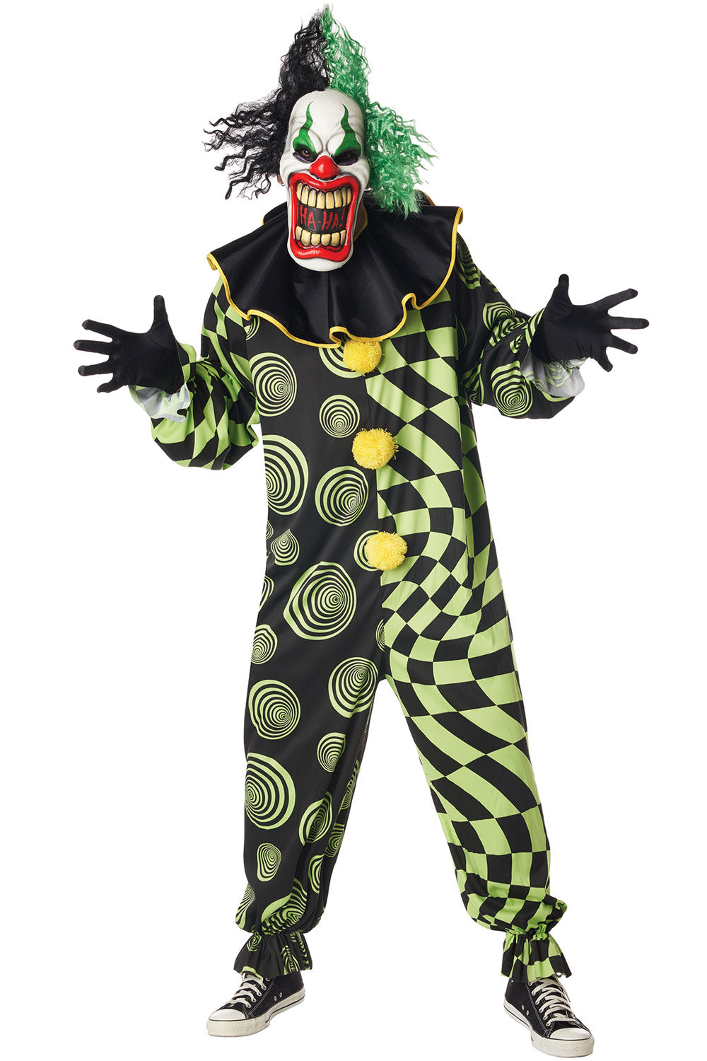 California Costumes Funhouse Freak Clown Adult Men Halloween Costume