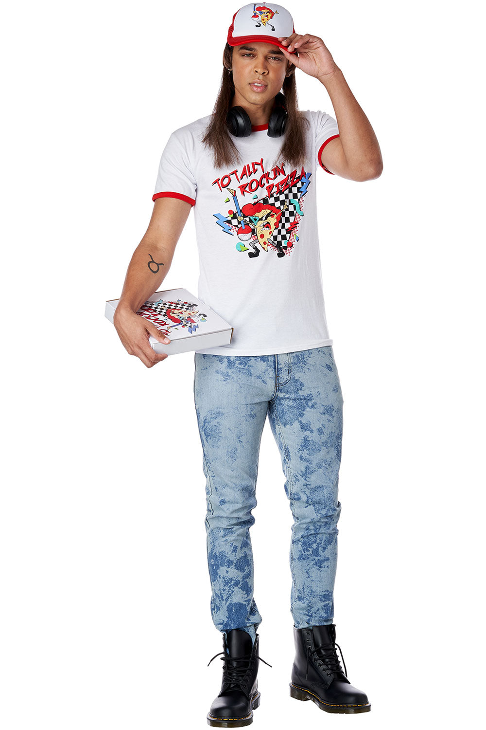 California Costumes Rockin' Pizza Dude Adult Men Halloween Costume