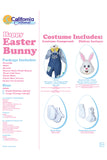 Happy Easter Bunny/Plus California Costume  5221/001PLUS