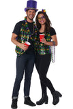 Women'S Sequin Carnival Vest Set/Adult California Costume 6022/003