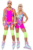 5Pc Retro Rollerblade Doll Roma  6188