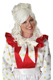 Mrs. Claus Wig And Bun Clip California Costume 7020/112