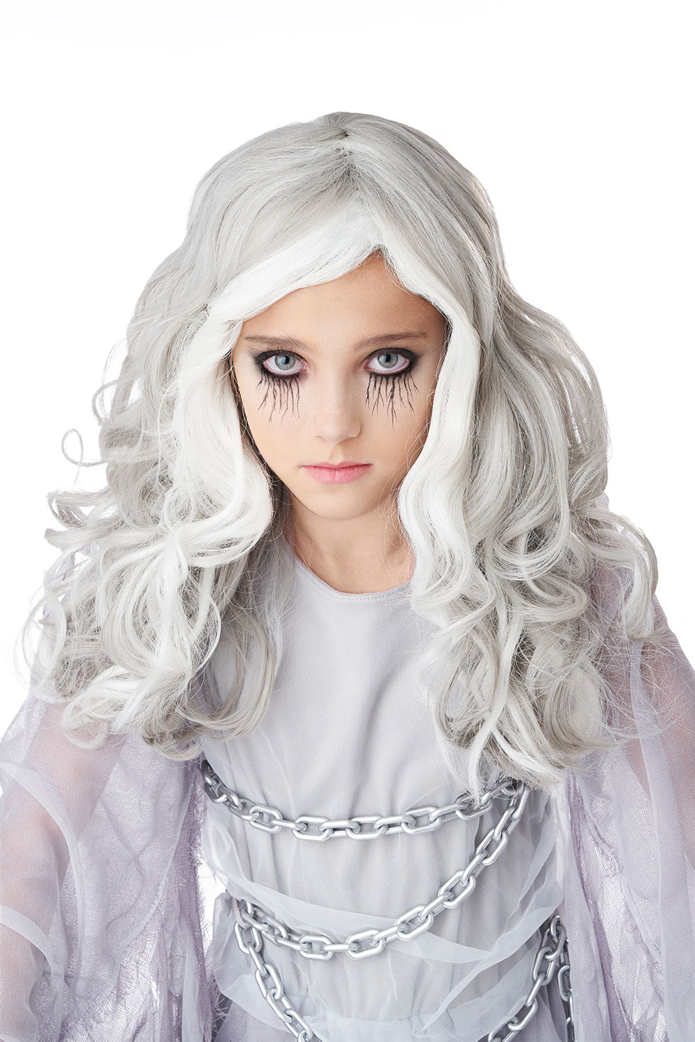 Glow In The Dark Ghost Wig / Child California Costume 7020/115