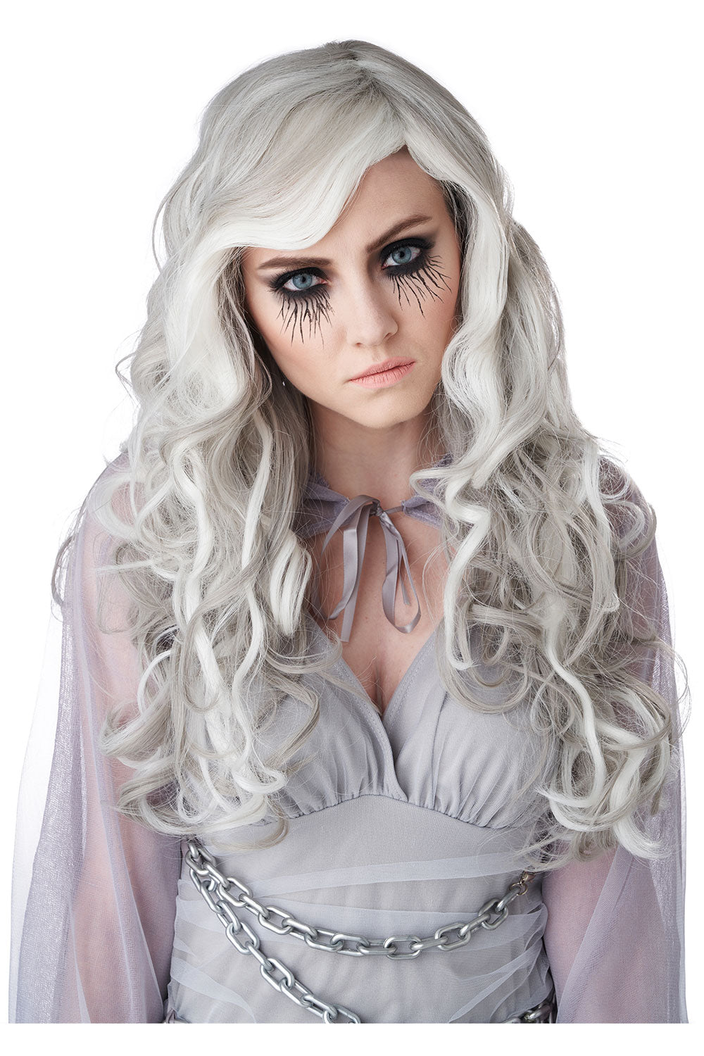 Glow In The Dark Ghost Wig / Adult California Costume 7020/124