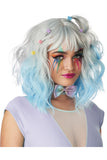 Pastel Textured Long Bob Wig California Costume 7022/067