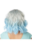 Pastel Textured Long Bob Wig California Costume 7022/067