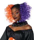 Purple And Orange Curly Clips California Costume 7023/106