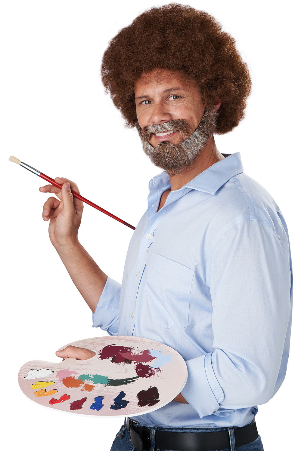 JOYFUL PAINTER WIG, BEARD & MOUSTACHE California Costume 70511