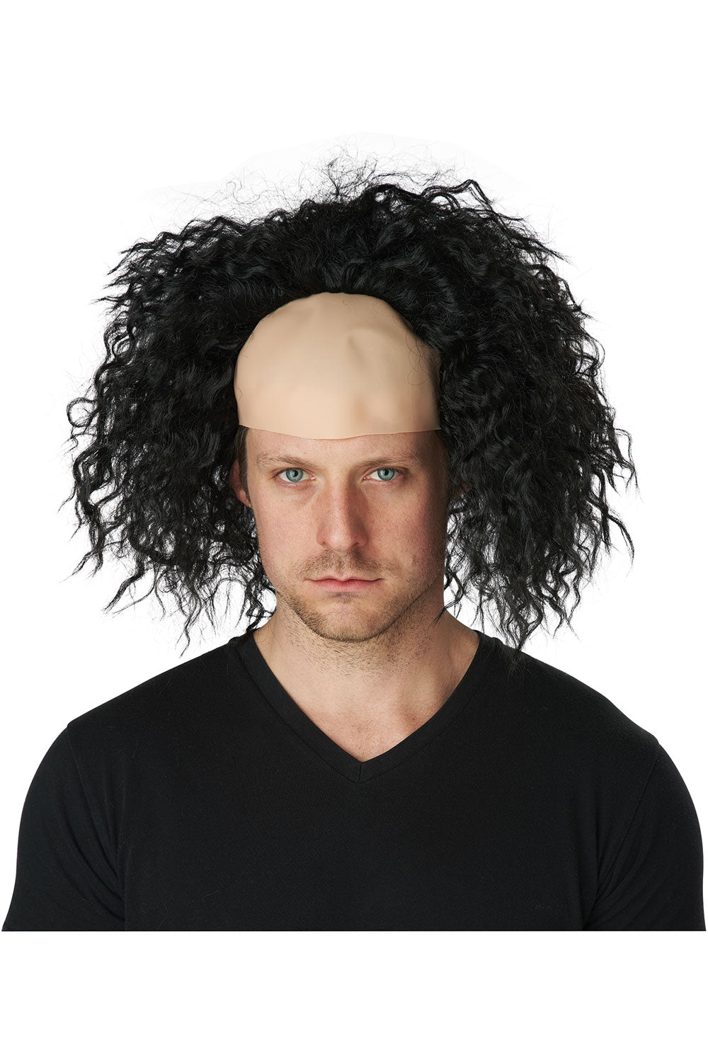 CLOWN PATTERN BALDNESS BALD CAP WIG California Costume 70945