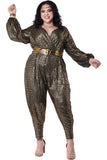 California Costumes Gold Disco Queen Plus Size Women Halloween Costume