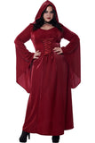 California Costumes Crimson Robe Medieval Plus Size Women Halloween Costume