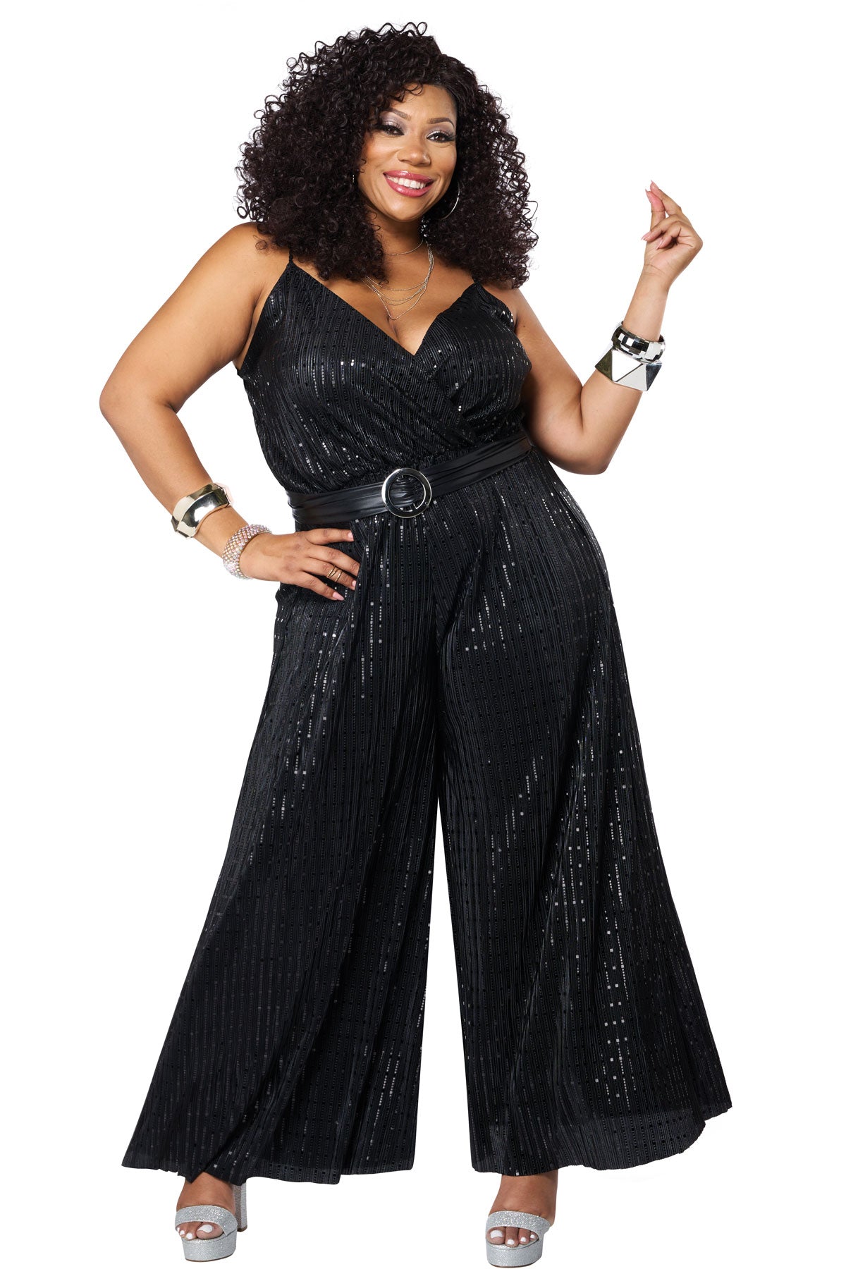Let'S Dance - Disco Jumpsuit / Plus California Costume 8023/080
