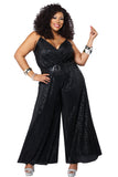 Let'S Dance - Disco Jumpsuit / Plus California Costume 8023/080