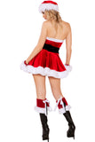 Santa Cutie - 1pc Dress With Fauz Fur Trim Roma C196