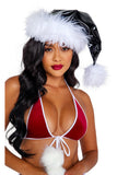 Vinyl & Faux Fur Santa Hat Roma C201