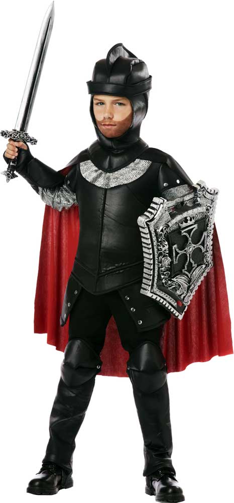 California Costumes Medieval Knight In Shining Armor w/ Cape King Arthur Lancelot Kids Boys Halloween Costume
