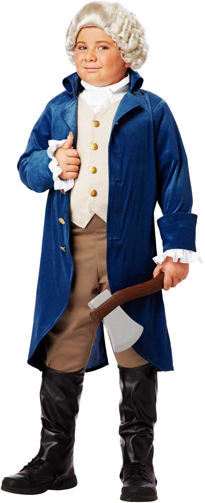 California Costumes General George Washington Kids Boys Halloween Costume