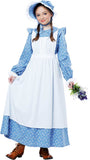 California Costumes Western Frontier Pioneer Kids Girls Halloween Costume