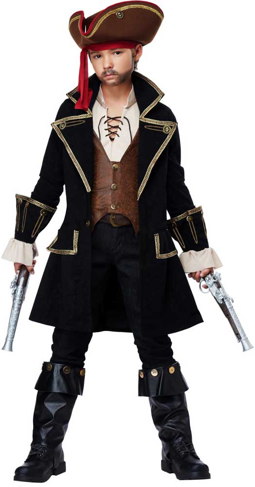 DELUXE PIRATE CAPTAIN / CHILD California Costume 00527