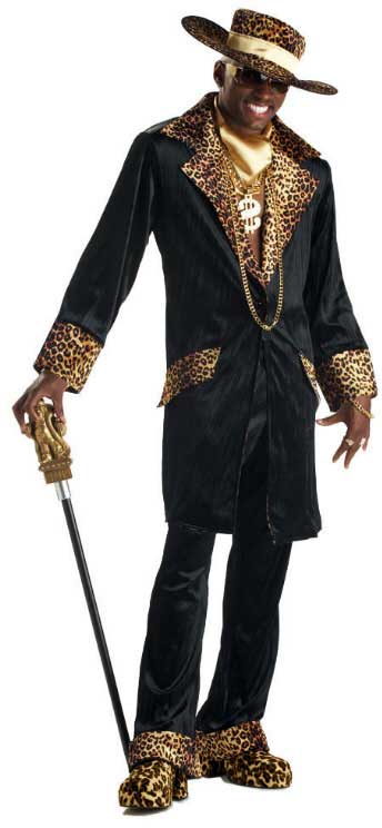 Mac Daddy Pimp California Costume 00832