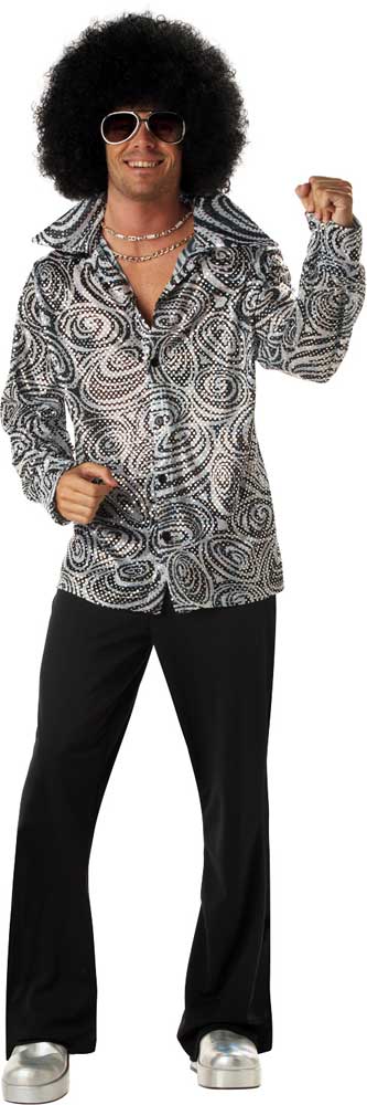 California Costumes Groovy Disco Shirt Adult Men Halloween Costume