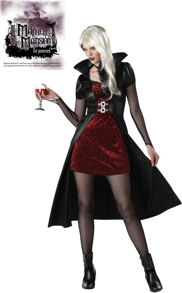 California Costumes Blood Thirsty Vampire Beauty Adult Women Halloween Costume