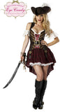 California Costumes Sexy Swashbuckler Pirate Plus Size Women Halloween Costume