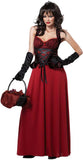 California Costumes Dark Red Riding Hood Adult Women Halloween Costume