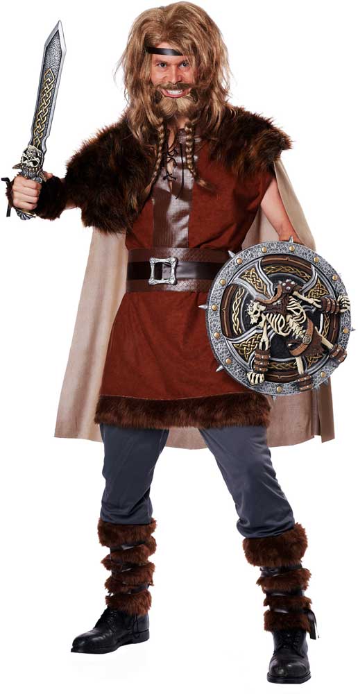 California Costumes Mighty Viking Warrior Medieval Adult Men Halloween Costume